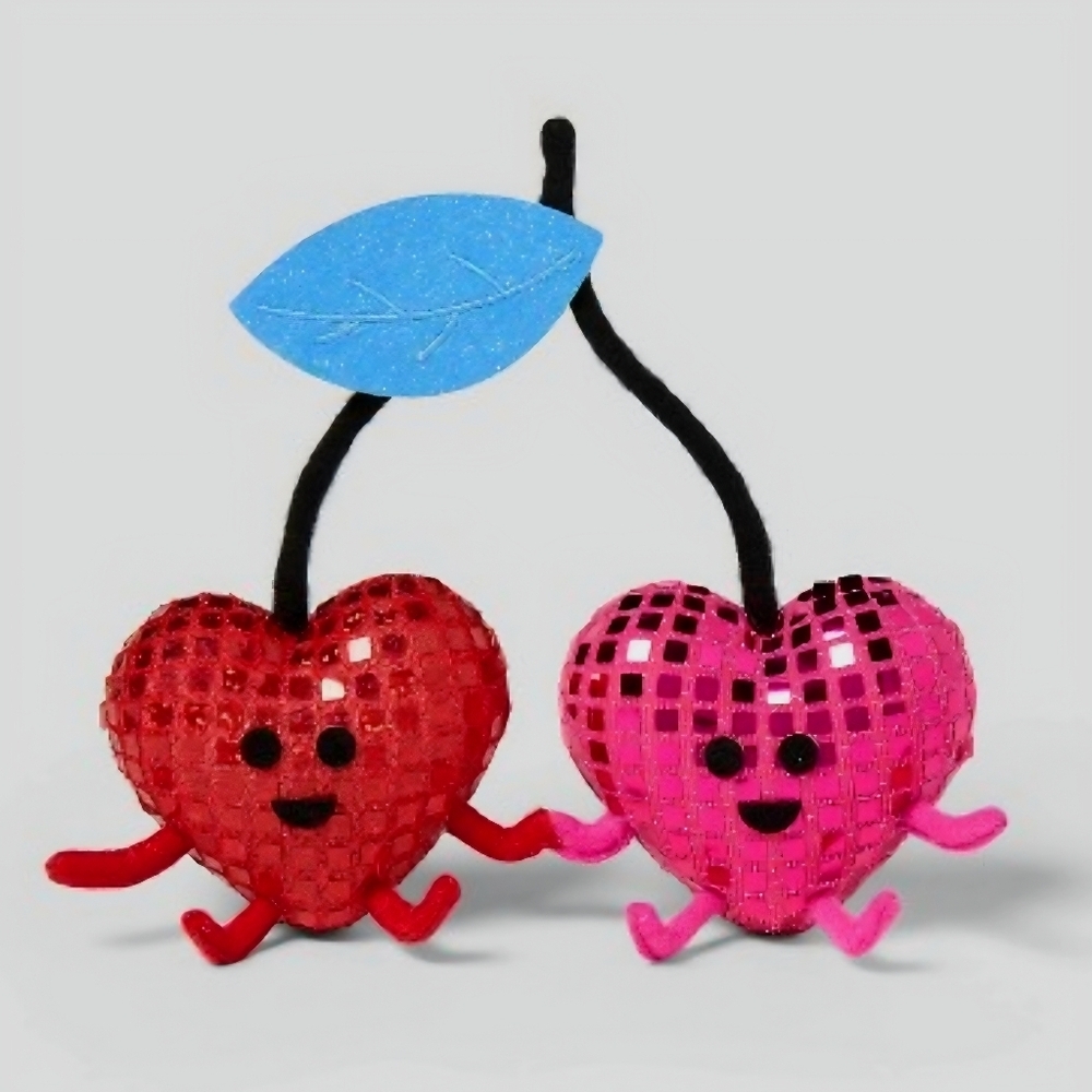 Spritz Target 2026 Valentine's Day Soft Heart Cherries Fabric Duos home decor